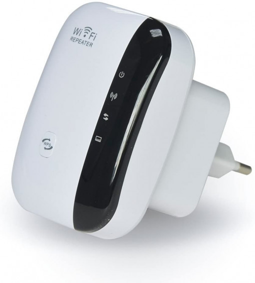 Extender pentru semnalul wireless, Suporta retele WLAN 2.4 GHz, standard WLAN 802.11, Alb - Img 2