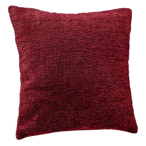 Fata de perna decorativa cheniile, dimensiune 40x40 cm, Bordo