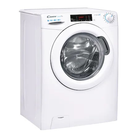 Masina de spalat rufe Candy Smart Pro CSO 1275TE/1-S, 7 kg, 1200 rpm, Clasa D, Wi-Fi, Bluetooth, Steam, Active Motion System, Alb - Img 2