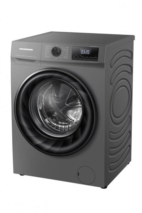 Masina de spalat rufe Heinner HWM-H9014INVTA+++, 9 kg, 1400 rpm, Clasa A, Motor Inverter, Display digital, Blocare acces copii, Gri - Img 2