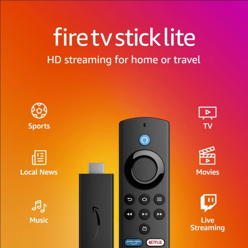 Media Player Amazon Fire TV Stick 4K, Quad-Core, Wi-Fi, Bluetooth, Dolby Atmos, Negru