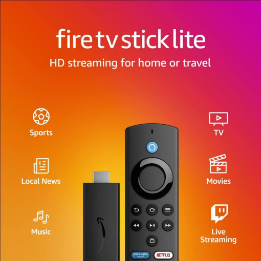 Media Player Amazon Fire TV Stick 4K, Quad-Core, Wi-Fi, Bluetooth, Dolby Atmos, Negru - Img 1