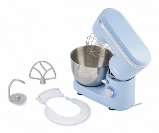 Mixer planetar Heinner Elipticity 1000 HPM-L1000BL, 1000 W, bol inox 4L, 6 viteze + Pulse - Img 3