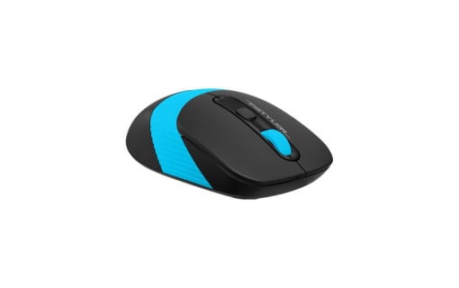 Mouse A4tech, gaming, wireless, 2.4GHz, optic, 2000 dpi, butoane/scroll 4/1, buton selectare viteza, Negru / Albastru - Img 4