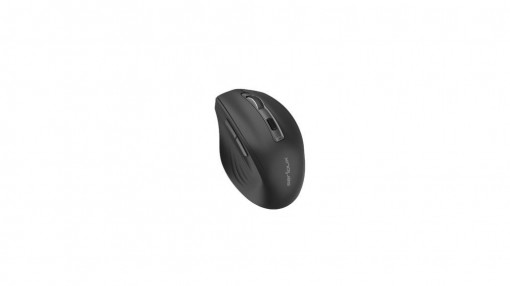 Mouse Serioux Flow 207, 1600 dpi, click silentios, ergonomic, negru - Img 4