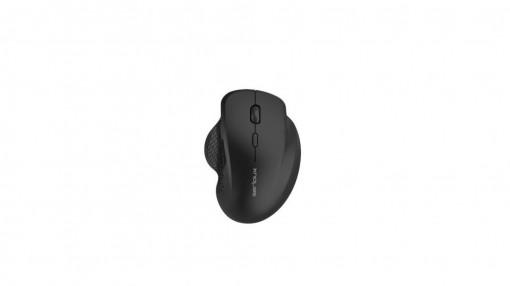 Mouse Serioux Glide 515, 1600 dpi, click silentios, ergonomic, negru