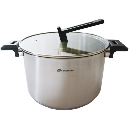 Oala din inox cu capac Schmitter Premium, inductie, 26x16 cm, 8 L