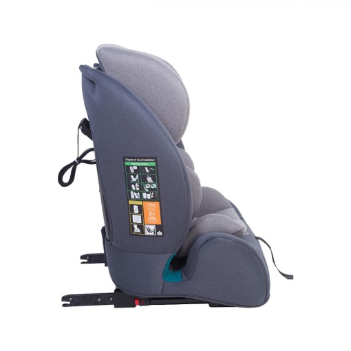 Scaun auto76-150 CM, isofix/top tether, gri - Img 3