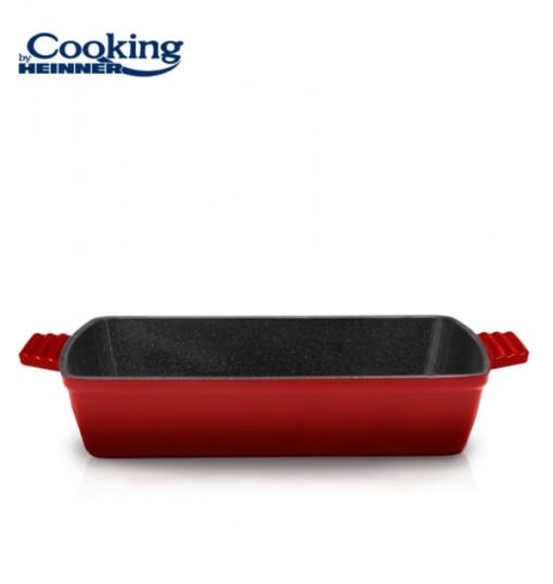 Tava Cooking by Heinner Red Line, fonta emailata, 33 x 23 x 7 cm, HR-KN-TV33 - Img 1