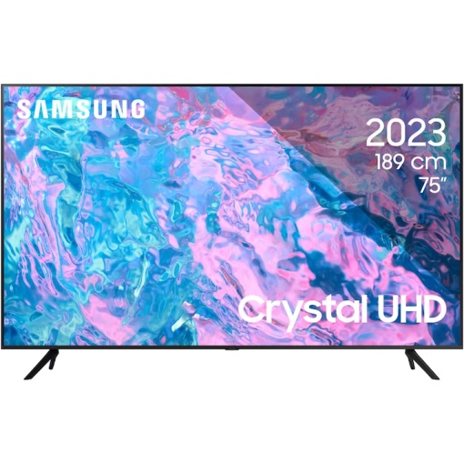 Televizor SAMSUNG LED 75CU7172, 189 cm, Smart, 4K Ultra HD, Clasa F (Model 2023) - Img 1