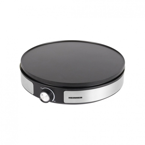 Aparat de fact clatite 2 in 1, HEINNER HCPM-F15RVSS, 1500W, placa reversibila 33 cm - Img 1