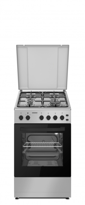 Aragaz HEINNER HFSC-V60LITGSL, Aprindere electrica, Grill, Timer