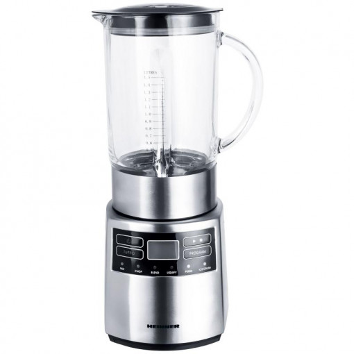 Blender Heinner Master Collection HBL-1000XMC, 1000 W, 1.5 l, 6 programe, functie Pulse, Negru/Argintiu - Img 1