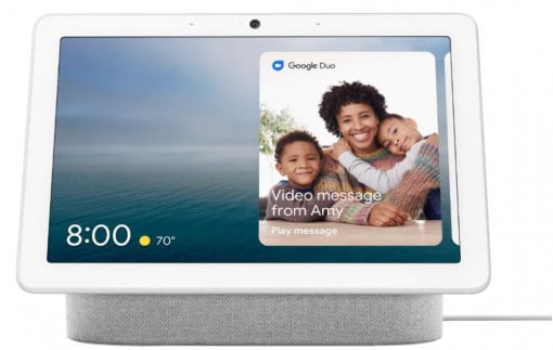 Boxa inteligenta Google Nest Hub Max, HD touchscreen 10&quot;, Camera wide 6.5 MP, Difuzoare stereo, Wi-Fi, Negru - Img 5