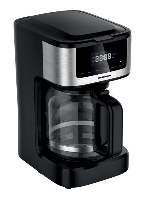 Cafetiera digitala Heinner HCM-DD900BKSS, rezervor 1.8L, 900W - Img 2