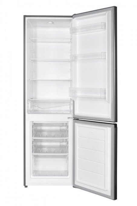 Combina frigorifica Heinner HC-HM262XF+, 262 l, Clasa F, Control electronic, Iluminare LED, H 180 cm, Inox - Img 3