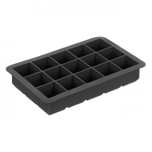 Forma din silicon pentru 15 cuburi de gheata mari, dimensiune 11 x 17.5 x 3 cm