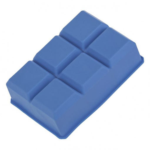 Forma din silicon pentru 6 cuburi de gheata mari, dimensiune 16.5x11x4.5 cm - Img 4