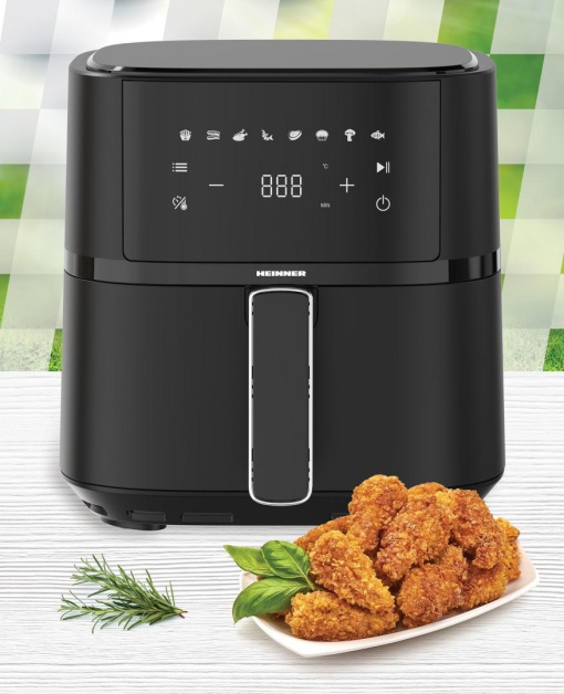 Friteuza aer cald Heinner HAF-B4BK1500, putere 1500 w, 8 programe, 4 l, Negru - Img 5