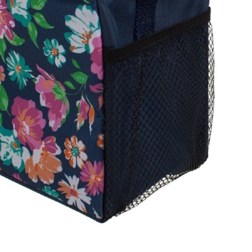 Geanta izoterma, dimensiune 19x15x20 cm, capacitate 5 l, Flori multicolore - Img 2
