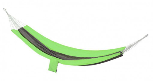 Hamac suspendat cu sac, 135x200 cm, Verde - Img 2