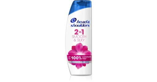 Head&amp;shoulders sampon&amp;balsam 225ml 2in1 smooth silky, testat dermatologic, prospetime de lunga durata, delicat pentru scalp, non-toxic, eco-friendly, aspect stralucitor, previne iritatia pielii, pH echilibrat, curatare ultra-blanda - Img 2