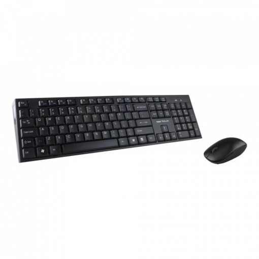 Kit tastatura + mouse Serioux NK9800WR, wireless 2.4GHz