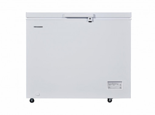 Lada frigorifica Heinner HCF-287CNHF+, 287 l, Control electronic, Sistem Convertibil, Clasa F, Alb