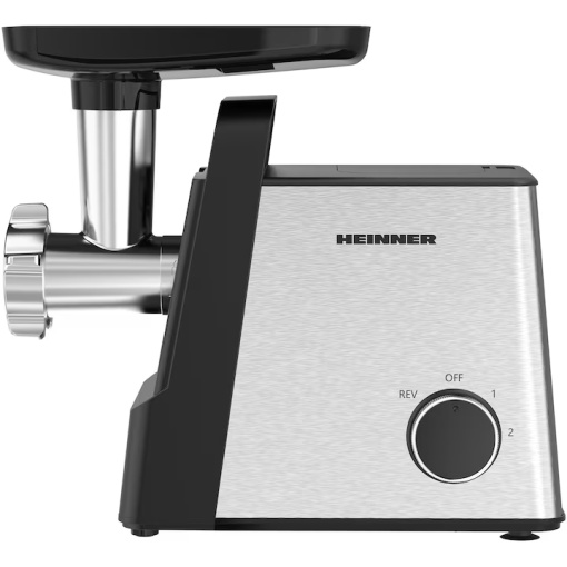 Masina de tocat Heinner Meatmaster HMG-2100SS3, 2100W, accesoriu rosii, Kibbe si carnati, capacitate tocare 1.8kg/min, 2 viteze, functie reverse - Img 2