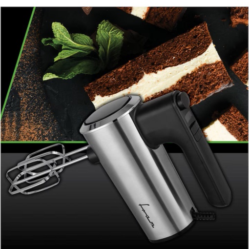 Mixer de mana FRAM FHM-4006DSS, 400W, 6 viteze + turbo, Inox - Img 2