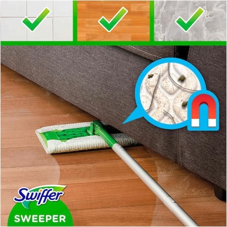 Mop Uscat/Umed Swiffer, 8 Rezerve lavete uscate + 3 Rezerve lavete umede - Img 4