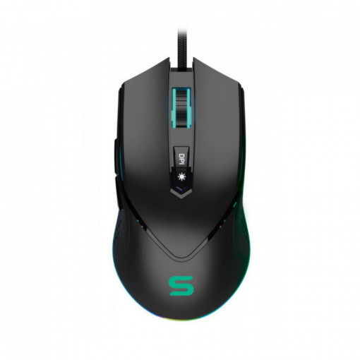 Mouse gaming Serioux Yden, 10000 DPI, 8 butoane, RGB