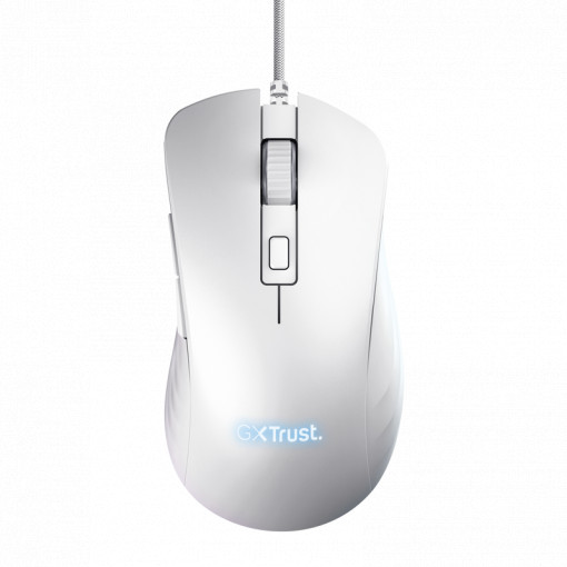 Mouse Trust GXT924W YBAR+ 25600 DPI, alb - Img 1