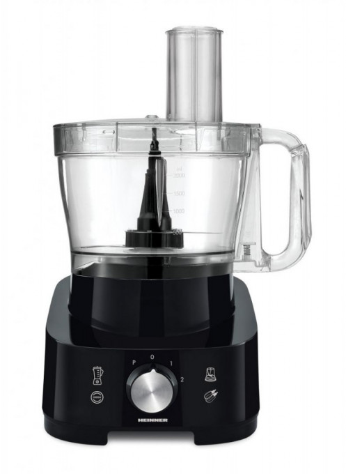 Robot de bucatarie Heinner Cookery Chef HFP-1000BK, 1000W, blender si rasnita incluse - Img 2