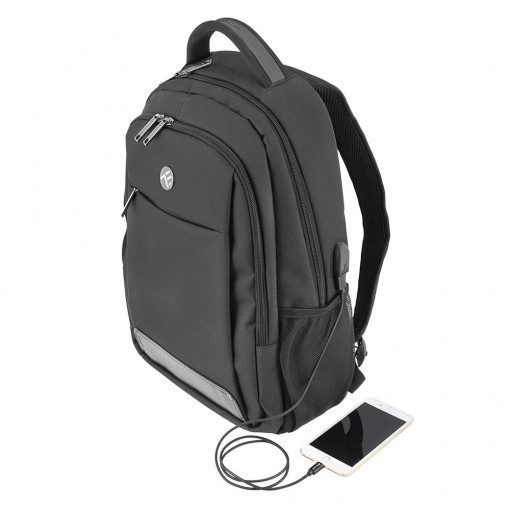 Rucsac laptop Tellur USB 15.6&quot; Negru - Img 3