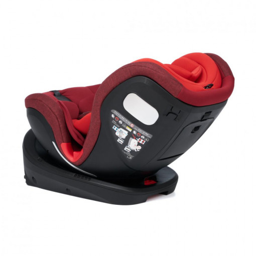 Scaun auto ISOFIX U-Grow, 0-36 kg, Rosu - Img 3