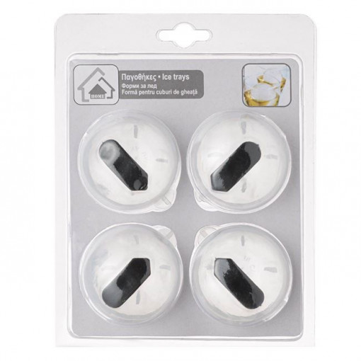 Set 4 forme rotunde pentru gheata, dimensiune 5.5 cm - Img 4