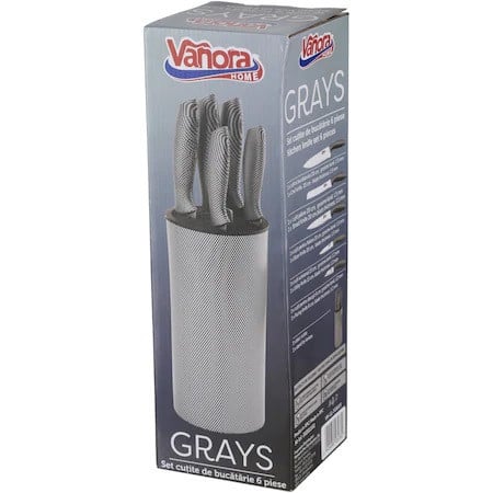 Set cutite 6 piese Vanora Home Grays VN-GL-7GRAYS - Img 4