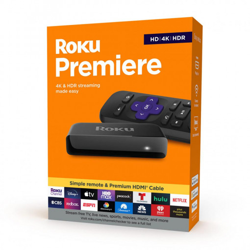 Streaming Media Player ROKU 3920RW, 4K UHD, WiFi Negru - Img 2