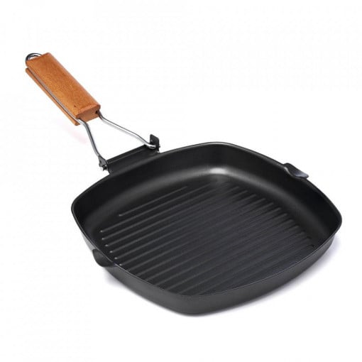 Tigaie grill cu maner detasabil, Vanora Delis VN-SYN-XB01, 24 X 3.5 CM