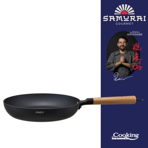 Tigaie profesionala Samurai, dimensiune 26x5 cm, acoperire antiaderenta, by Chef Rikito Watanabe - Img 3