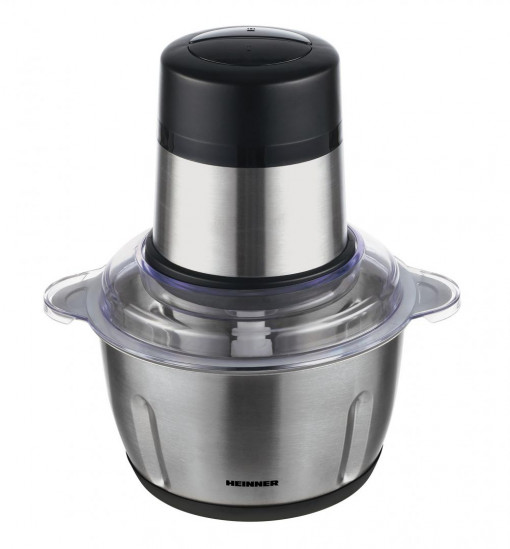 Tocator de legume HEINNER HMC-D300SS, bol de inox de 2 litri, 300W