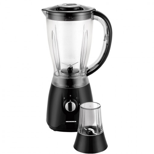 Blender de masa cu rasnita Heinner HBL-500R, 500 W, Negru