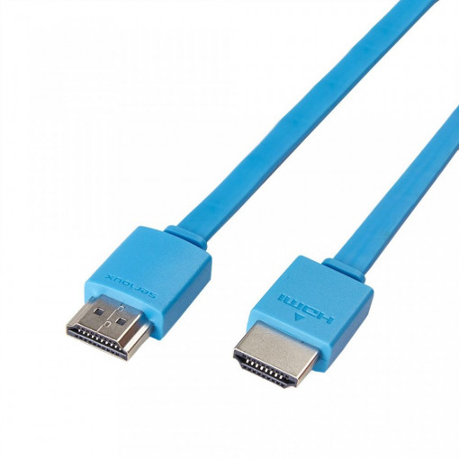 Cablu HDMI de mare viteza cu canal integrat pentru date Serioux, 1.5 m, Multicolor - Img 2