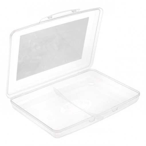 Caserola compartimentata din plastic pentru mezeluri si branzeturi, dimensiune 23x16x3.3 cm, capacitate 1.1 L - Img 1