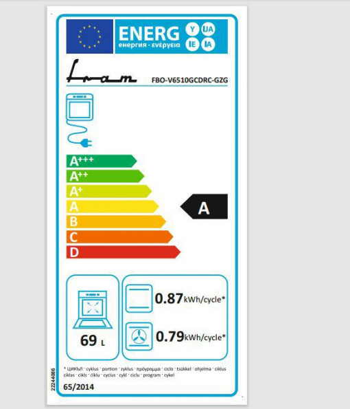 Cuptor incorporabil Fram FBO-V6510GCDRC-GZG, volum 69 L, clasa energetica A - Img 2