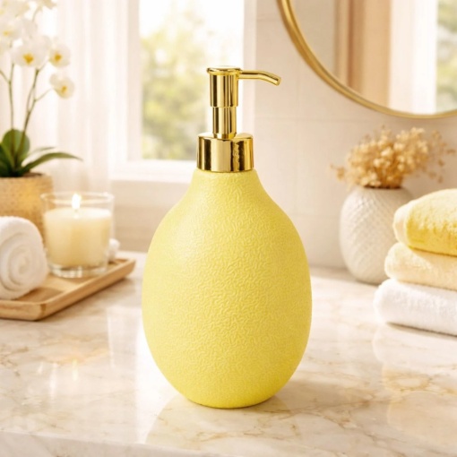 Dozator sapun lichid cu aroma de lamaie, capacitate 300 ml - Img 2