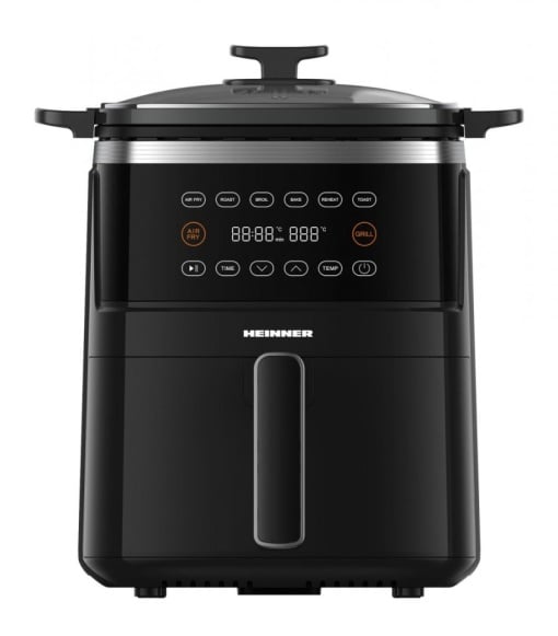 Friteuza cu aer cald si Grill HEINNER VastCook HAFG-B5BK2600, capacitate 5L, 2600W