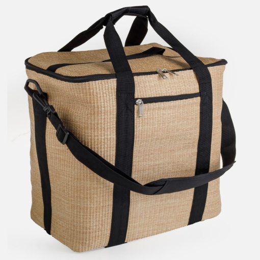 Geamta termica pentru plaja din paie, dimensiune 37x22x36 cm, capacitate 29 l  - Img 4