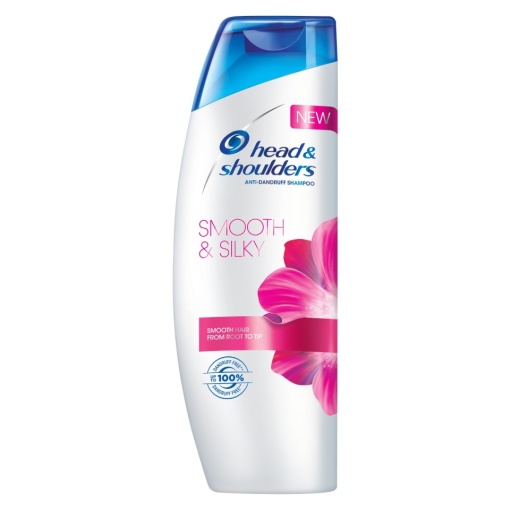 Head&amp;shoulders sampon&amp;balsam 225ml 2in1 smooth silky, testat dermatologic, prospetime de lunga durata, delicat pentru scalp, non-toxic, eco-friendly, aspect stralucitor, previne iritatia pielii, pH echilibrat, curatare ultra-blanda - Img 1